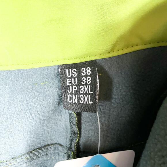 Magcomsen Fleece Pants Green Zip Fly Pockets Waterproof Snow Ski Sz 38 Men's - Picture 6 of 10